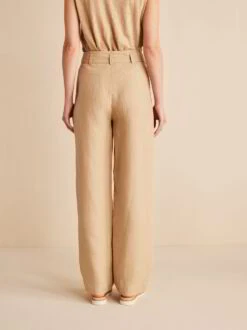 Hose, 100 % Bio-Leinen, 19 Safari, 44, GOTS -Grüne Erde 854891 hose safari frei 04