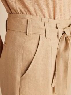 Hose, 100 % Bio-Leinen, 19 Safari, 44, GOTS -Grüne Erde 854891 hose safari frei 05