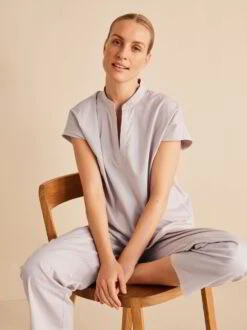 Schlafshirt, 100 % Bio-Baumwolle, 10 Stein, S, GOTS -Grüne Erde 855060 shirt stein emo 07