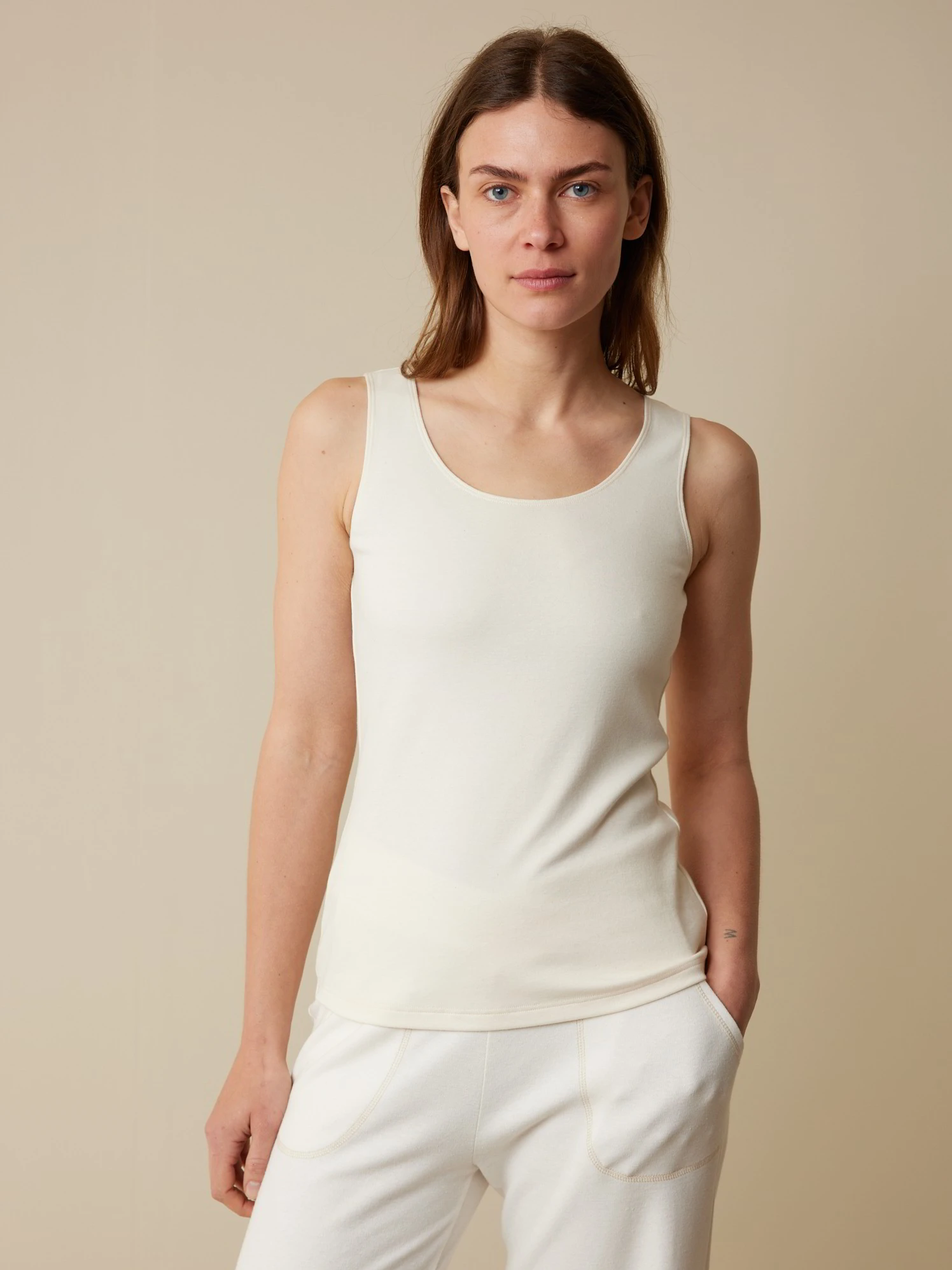 Top, 100 % Bio Baumwolle 13 Natur, S 4 Top, 100 % Bio Baumwolle 13 Natur, S – Bild 2