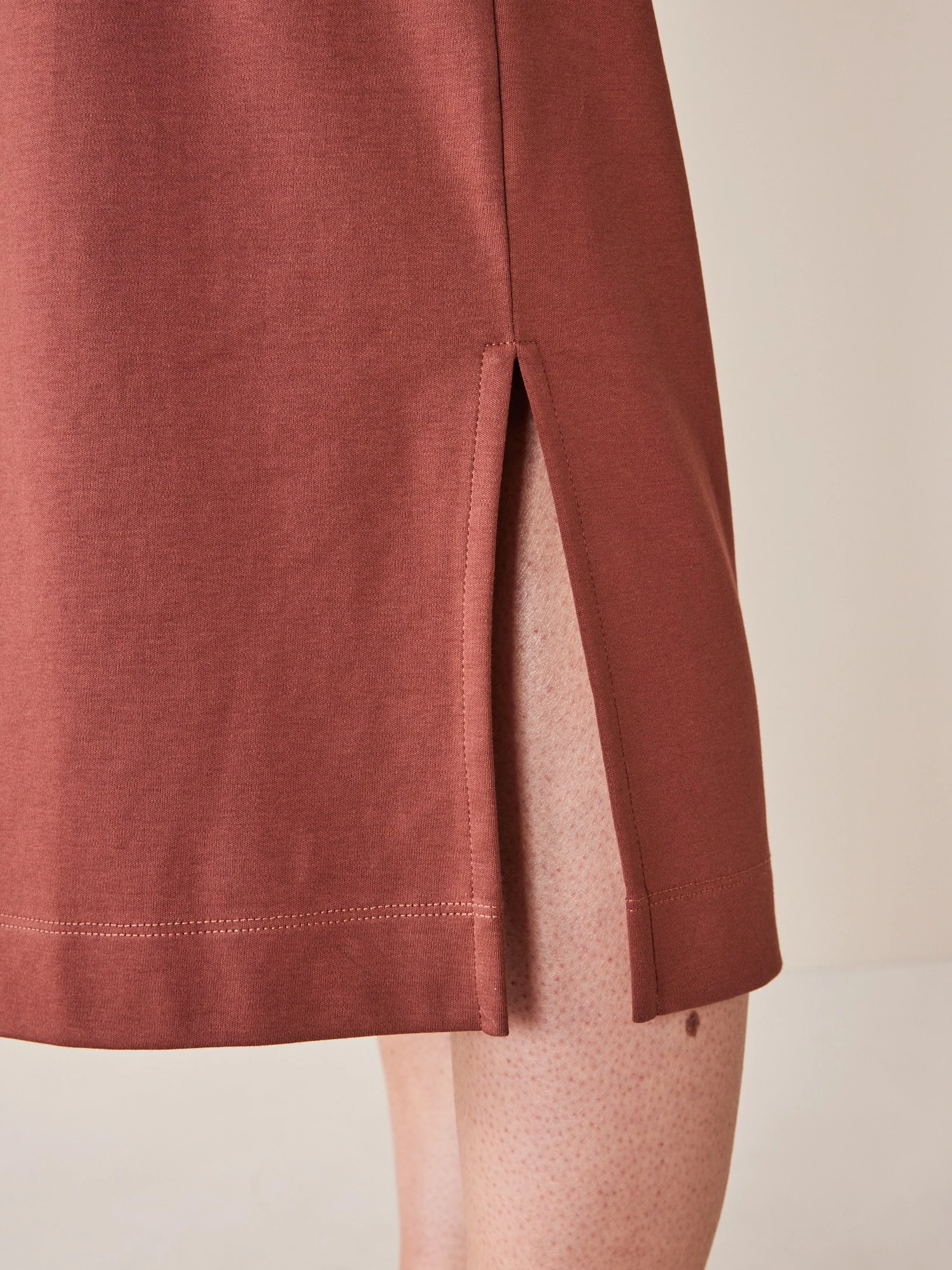 Kleid, 100 % Bio Baumwolle, 26 Maroni, 38, GOTS 7 Kleid, 100 % Bio Baumwolle, 26 Maroni, 38, GOTS – Bild 5