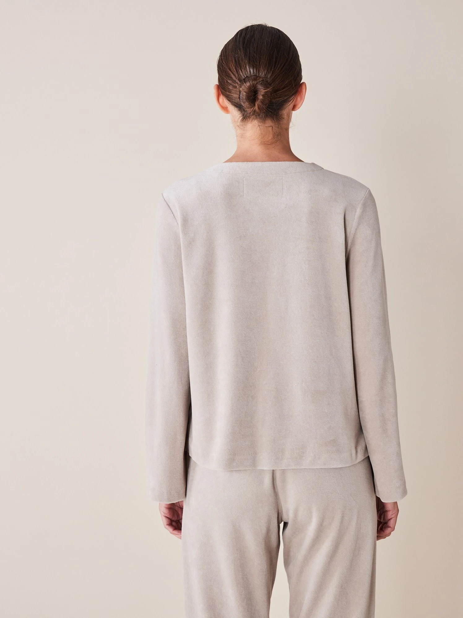 Shirt Langarm, 100 % Bio Baumwolle, 09 Sand, XS, GOTS 6 Shirt Langarm, 100 % Bio Baumwolle, 09 Sand, XS, GOTS – Bild 4