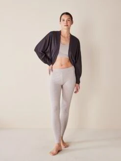 Bolero, 100 % Bio Baumwolle, 03 Graphit, XL, GOTS 9 Bolero, 100 % Bio Baumwolle, 03 Graphit, XL, GOTS -Grüne Erde 855694 bolero graphit emo 03