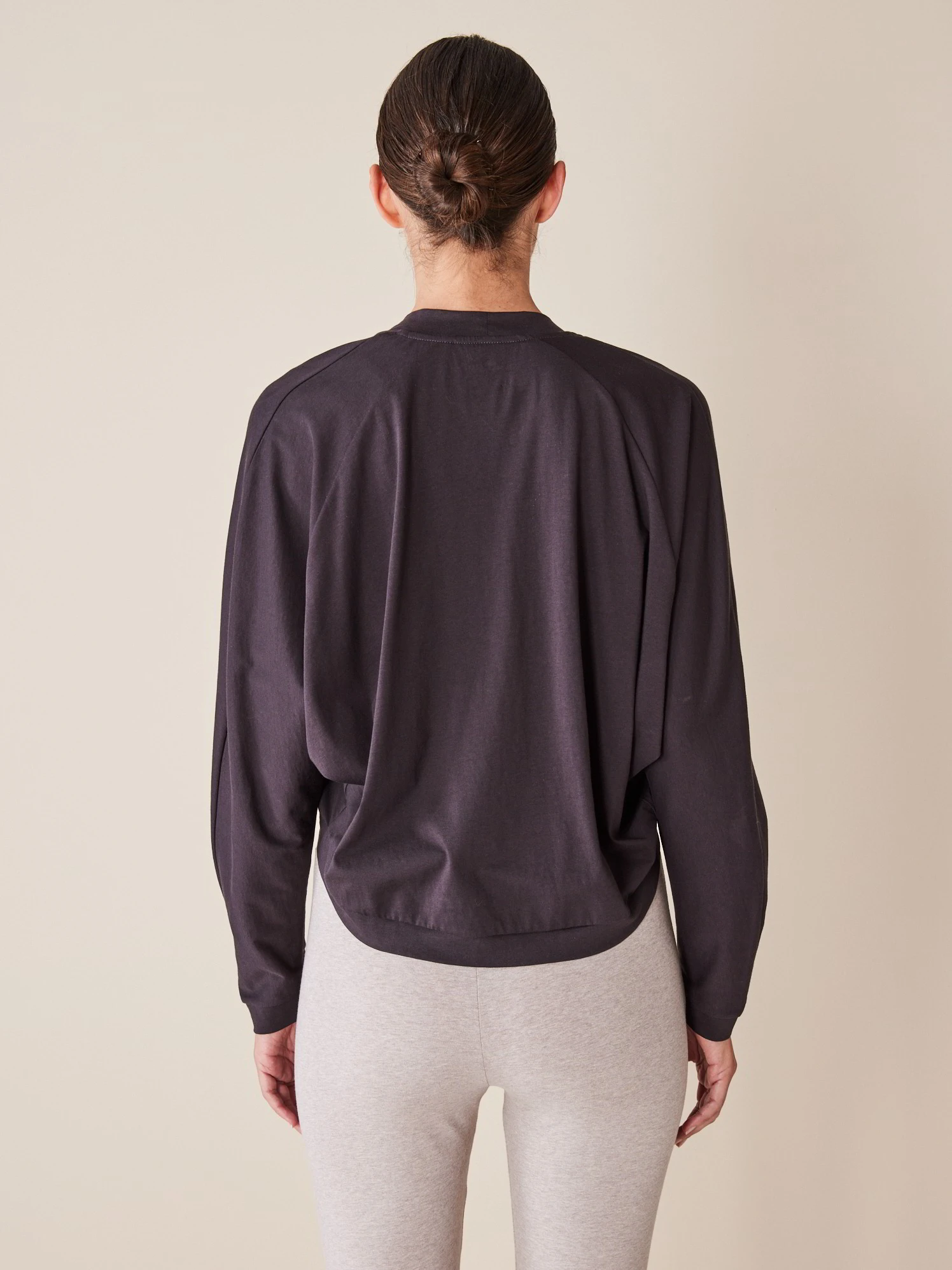 Bolero, 100 % Bio Baumwolle, 03 Graphit, XL, GOTS 6 Bolero, 100 % Bio Baumwolle, 03 Graphit, XL, GOTS – Bild 4