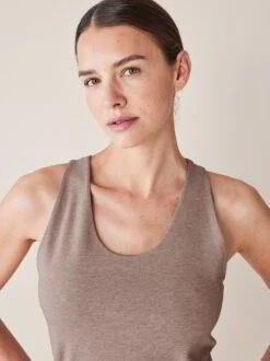 Top, 97 % Bio Baumwolle, 3 % Elasthan, 62 Walnuss Melange, 44, GOTS -Grüne Erde 855700 top walnuss melange frei 04