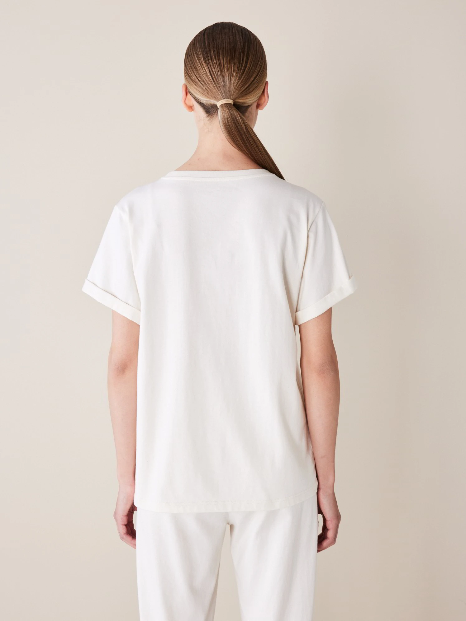 Shirt Kurzarm, 100 % Bio Baumwolle, 13 Natur, S, GOTS 5 Shirt Kurzarm, 100 % Bio Baumwolle, 13 Natur, S, GOTS – Bild 3