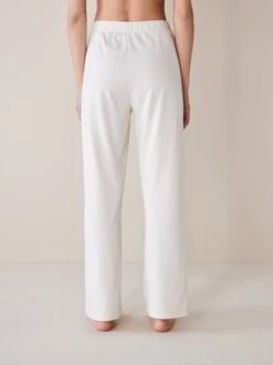 Pyjama Hose, 100 % Bio-Baumwolle, 13 Natur, S, GOTS -Grüne Erde 855742 pyjama hose natur emo 04