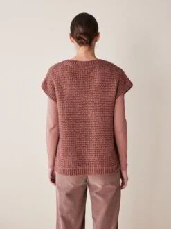 Pullunder, 100 % Alpakawolle, 26 Maroni, M -Grüne Erde 855826 pullunder maroni emo 04