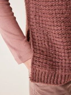 Pullunder, 100 % Alpakawolle, 26 Maroni, M -Grüne Erde 855826 pullunder maroni emo 05