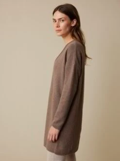 Pullover Aus Bio Baumwolle/Wolle, 62 Walnuss Melange, S -Grüne Erde 855878 64 hw23 037 emo 03