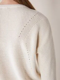 Pullover, 100 % Bio-Baumwolle, 12 Offwhite, XL, GOTS -Grüne Erde 855906 pullover offwhite frei 05