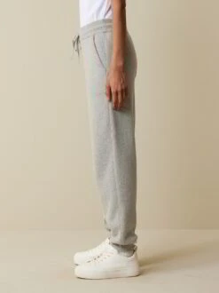 Hose-Strick, Bio-Baumwolle-Wolle, 04 Grau Melange, S 11 Hose-Strick, Bio-Baumwolle-Wolle, 04 Grau Melange, S -Grüne Erde 855918 04 hw23 024 emo 03