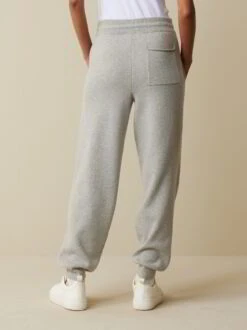 Hose-Strick, Bio-Baumwolle-Wolle, 04 Grau Melange, S 12 Hose-Strick, Bio-Baumwolle-Wolle, 04 Grau Melange, S -Grüne Erde 855918 04 hw23 032 emo 04