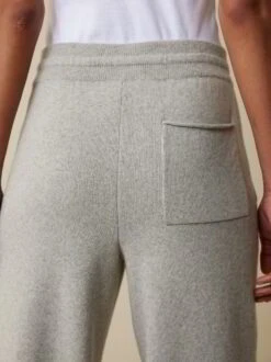 Hose-Strick, Bio-Baumwolle-Wolle, 04 Grau Melange, S 13 Hose-Strick, Bio-Baumwolle-Wolle, 04 Grau Melange, S -Grüne Erde 855918 04 hw23 036 emo 05