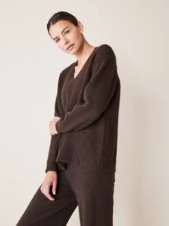 Pullover Aus Yakwolle, 67 Espresso, S 11 Pullover Aus Yakwolle, 67 Espresso, S -Grüne Erde 855983 pullover espresso emo 03