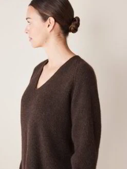 Pullover Aus Yakwolle, 67 Espresso, S 14 Pullover Aus Yakwolle, 67 Espresso, S -Grüne Erde 855983 pullover espresso emo 06