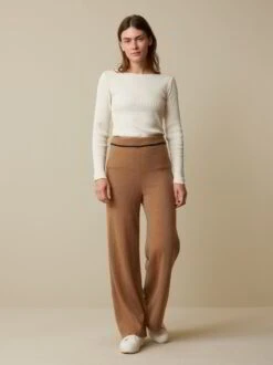 Strickhose, 100 % Kamel, 55 Kamel, S