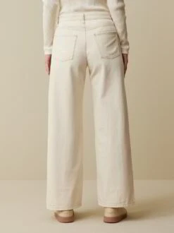 Hose Weites Bein, 100% Bio-Baumwolle, 13 Natur, 38, GOTS 12 Hose Weites Bein, 100% Bio-Baumwolle, 13 Natur, 38, GOTS -Grüne Erde 856080 13 hw23 033 emo 04