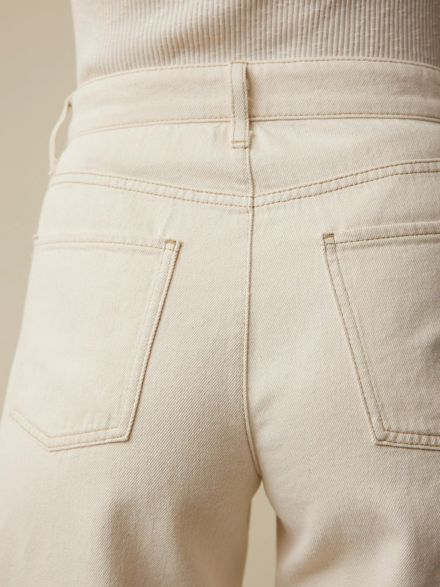 Hose Weites Bein, 100% Bio-Baumwolle, 13 Natur, 38, GOTS 8 Hose Weites Bein, 100% Bio-Baumwolle, 13 Natur, 38, GOTS – Bild 6