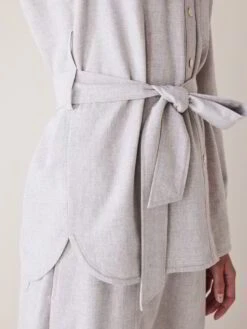 Hemdbluse, 100 % Bio-Baumwolle, 15 Stein Melange, 38, GOTS -Grüne Erde 856487 bluse stein melange frei 06