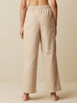 Lange Schlafhose Aus Bio-Baumwolle, 44 Sand Melange, S -Grüne Erde 856971 13 859066 44 hw23 028 emo 03