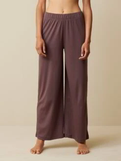 Hose Aus Baumwolljersey, 07 Palisander, S -Grüne Erde 857079 07 hw23 015 emo 03