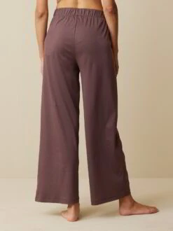 Hose Aus Baumwolljersey, 07 Palisander, S -Grüne Erde 857079 07 hw23 028 emo 05