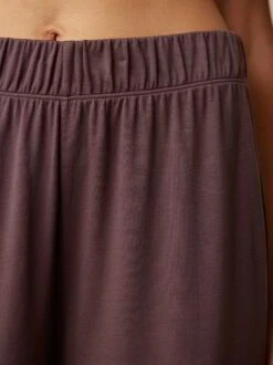 Hose Aus Baumwolljersey, 07 Palisander, S -Grüne Erde 857079 07 hw23 039 detail 01