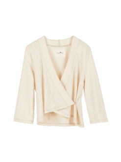 Jacke Aus Bio Baumwolle/Leinen, 13 Natur, S, GOTS -Grüne Erde 857511 jacke jersey natur frei 01