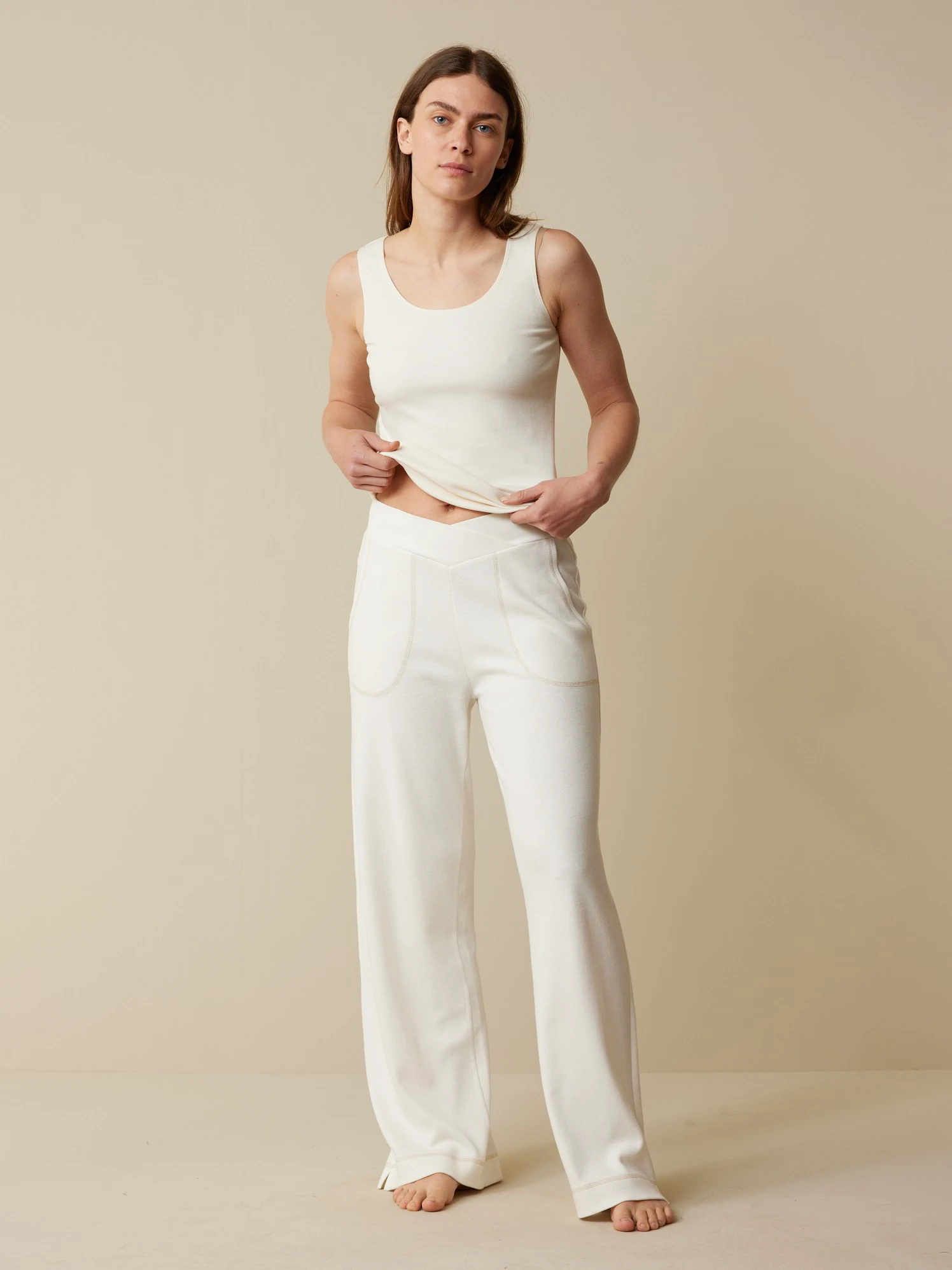 Jazzpants, Bio Baumwolle Leinen, 13 Natur, S, GOTS 3 Jazzpants, Bio Baumwolle Leinen, 13 Natur, S, GOTS