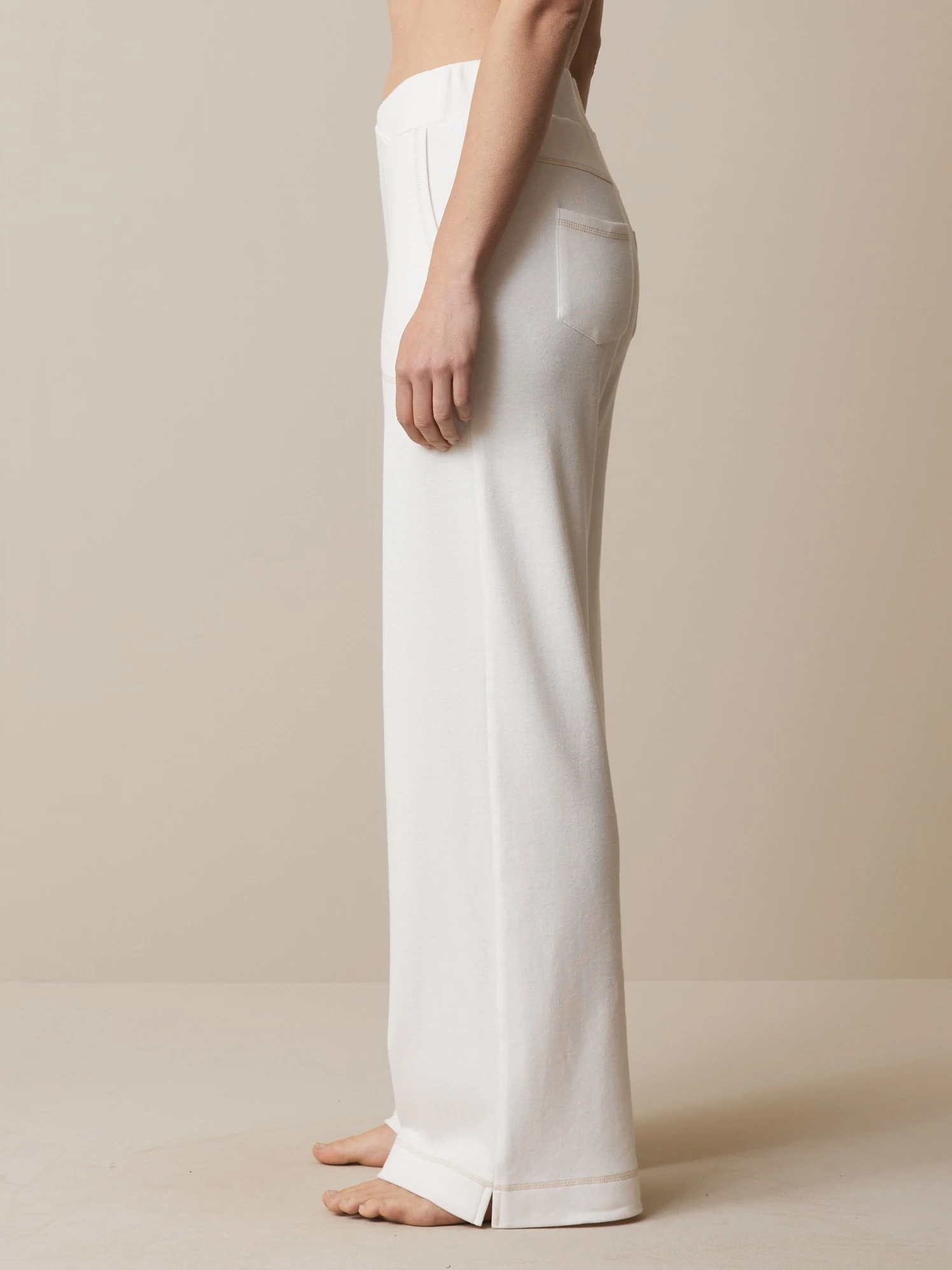 Jazzpants, Bio Baumwolle Leinen, 13 Natur, S, GOTS 5 Jazzpants, Bio Baumwolle Leinen, 13 Natur, S, GOTS – Bild 3