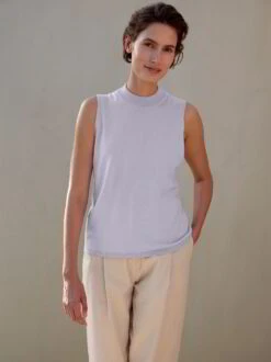 Strick-Top, 100 % Bio Baumwolle, 68 Lavendel, S, GOTS -Grüne Erde 857550 stricktop lavendel emo 02