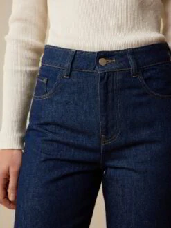 Jeans Straight, 100 % Bio-Baumwolle, 36 Dark Denim, 38, GOTS 14 Jeans Straight, 100 % Bio-Baumwolle, 36 Dark Denim, 38, GOTS -Grüne Erde 857900 36 hw23 033 detail 01