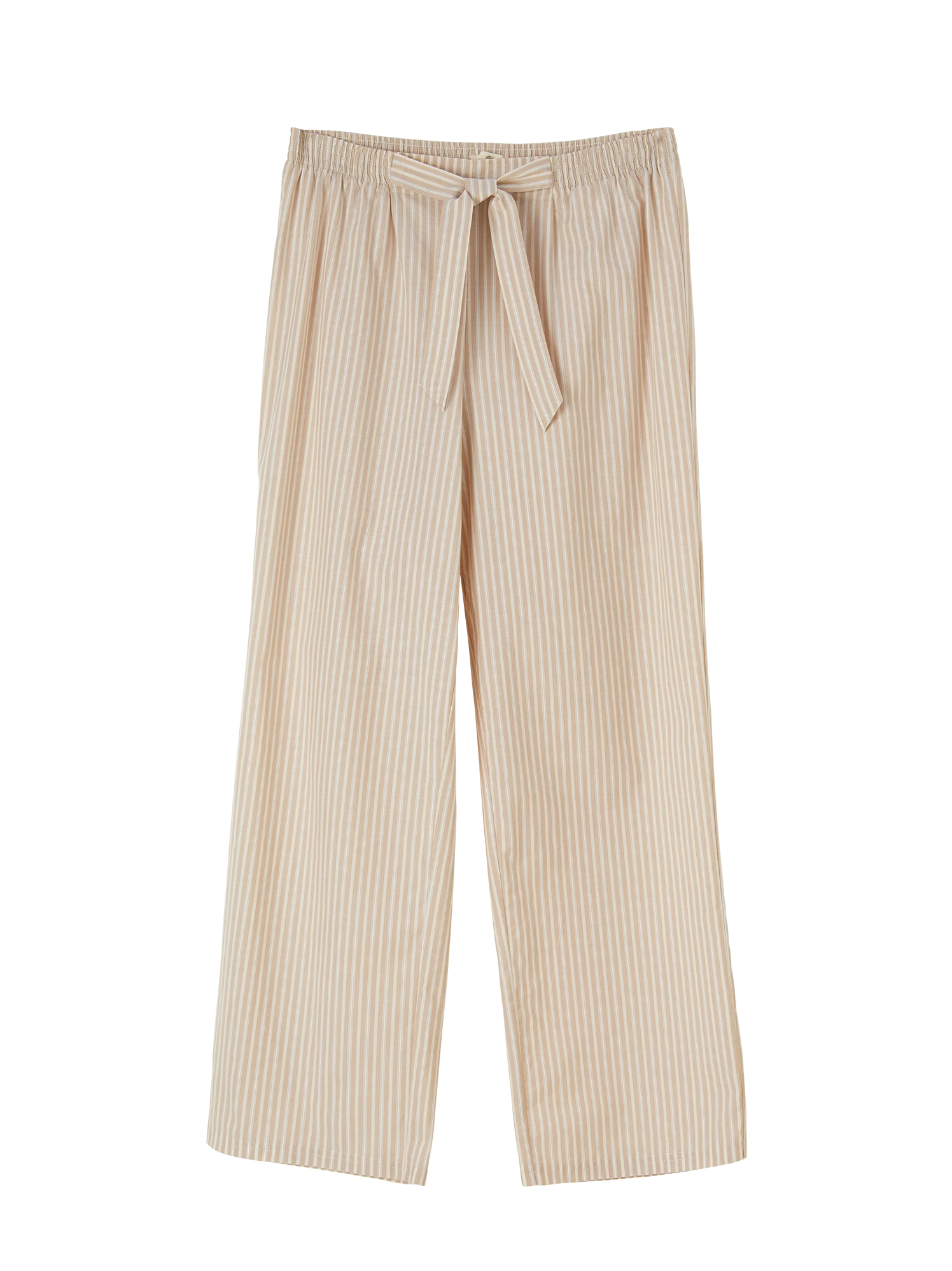 Pyjamahose, 100 % Bio Baumwolle, 97 Sand/natur Gestreift, S, GOTS 6 Pyjamahose, 100 % Bio Baumwolle, 97 Sand/natur Gestreift, S, GOTS – Bild 4