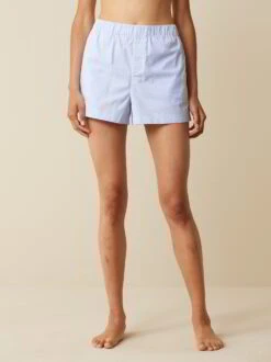 Pyjamahose Kurz, 100 % Bio Baumwolle, 96silberblau, L -Grüne Erde 857973 96 hw23 013 emo 02