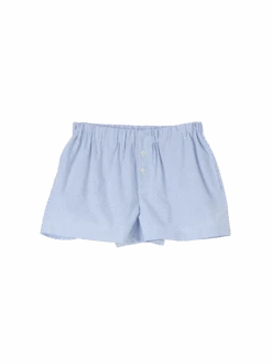 Pyjamahose Kurz, 100 % Bio Baumwolle, 96silberblau, L -Grüne Erde 857973 pyjamahose silberblau frei 01