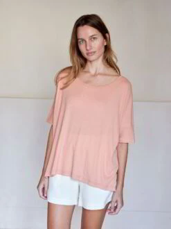 Fledermausshirt, 100 % Bio Baumwolle, 23 Papaya, S