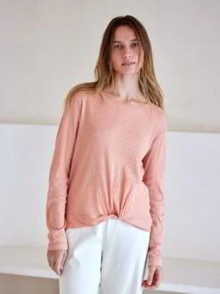 Langarmshirt, 100 % Bio Baumwolle, 23 Papaya, S