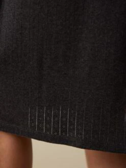 Nachthemd, 100 % Bio-Baumwolle, 17 Schiefer Melange, S; GOTS 12 Nachthemd, 100 % Bio-Baumwolle, 17 Schiefer Melange, S; GOTS -Grüne Erde 858098 17 hw23 025 detail 02