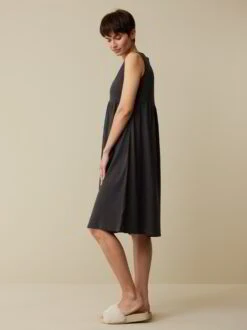 Nachthemd, 100 % Bio-Baumwolle, 17 Schiefer Melange, S; GOTS 9 Nachthemd, 100 % Bio-Baumwolle, 17 Schiefer Melange, S; GOTS -Grüne Erde 858098 17 hw23 029 emo 02