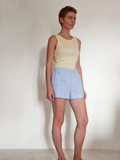 Top, 100 % Bio Baumwolle, 95 Pastellgelb, S, GOTS 9 Top, 100 % Bio Baumwolle, 95 Pastellgelb, S, GOTS -Grüne Erde 858109 top gelb emo 02