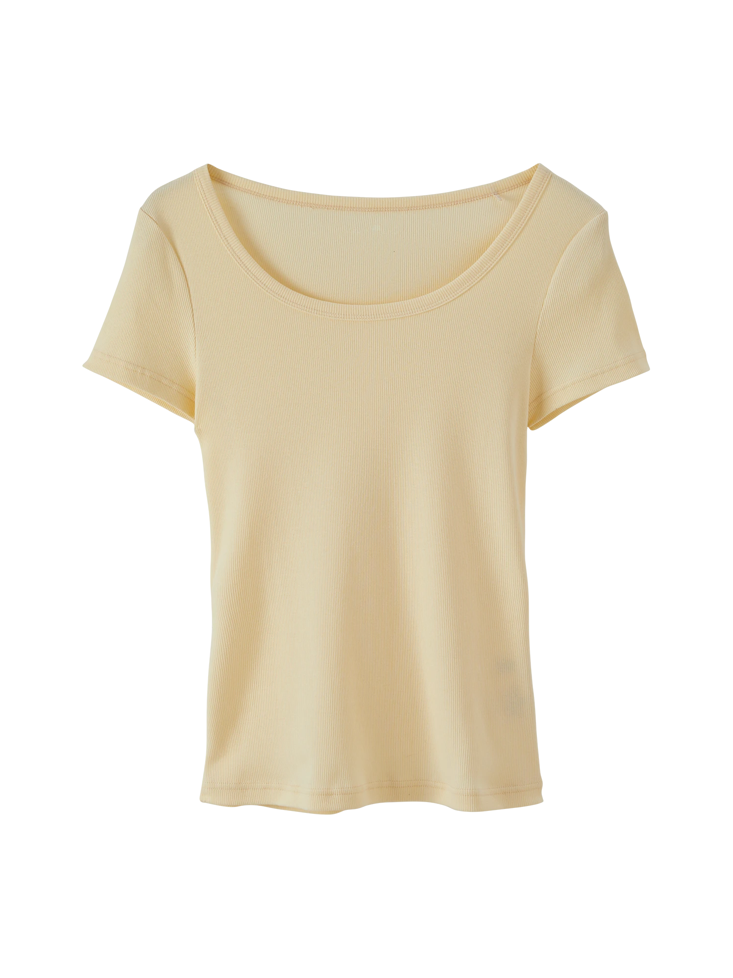 Kurzarmshirt, 100 % Bio-Baumwolle, 95 Pastellgelb, S, GOTS 3 Kurzarmshirt, 100 % Bio-Baumwolle, 95 Pastellgelb, S, GOTS