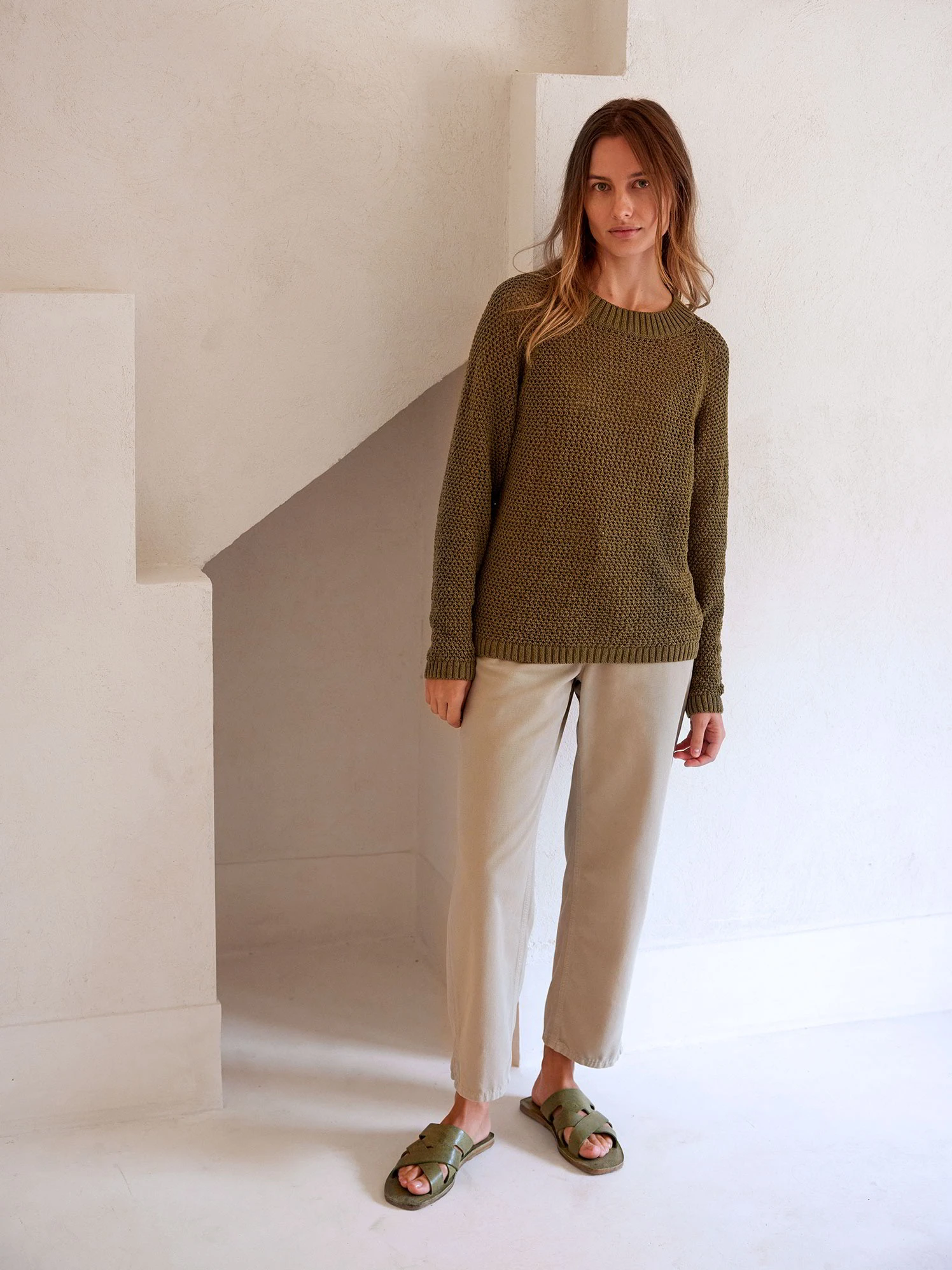 Hose-7/8, 100 % Bio-Baumwolle, 45 Alfalfa, 38, GOTS 3 Hose-7/8, 100 % Bio-Baumwolle, 45 Alfalfa, 38, GOTS