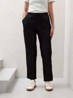 Hose Joggpants, 100 % Bio-Baumwolle, 36 Dark Denim, 38, GOTS -Grüne Erde 858167 hose dark denim emo 02