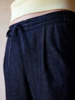 Hose Joggpants, 100 % Bio-Baumwolle, 36 Dark Denim, 38, GOTS -Grüne Erde 858167 hose dark denim emo 04