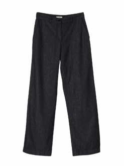 Hose-weites Bein, 100 % Bio-Baumwolle, 36 Dark Denim, 38, GOTS -Grüne Erde 858175 hose denim frei 01 retusche