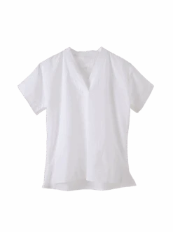 Bluse, 100 % Bio-Baumwolle, 12 Offwhite, 38, GOTS -Grüne Erde 858191 bluse offwhite frei 01