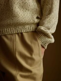 Hose, 100 % Bio-Baumwolle, 44 Olive, 38, GOTS