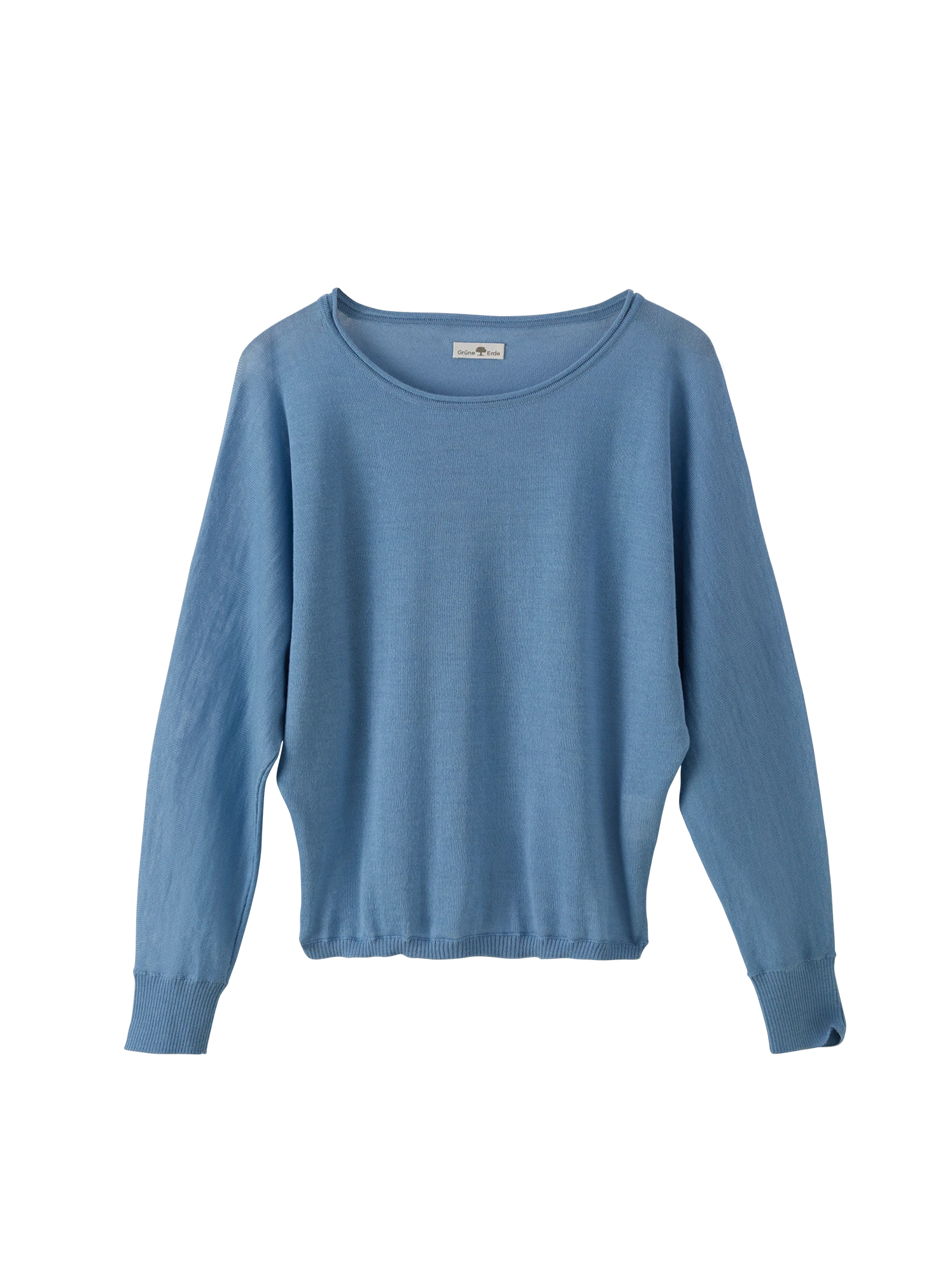 Pullover Fledermaus, 100 % Alpakawolle, 28 Kornblume, L 3 Pullover Fledermaus, 100 % Alpakawolle, 28 Kornblume, L