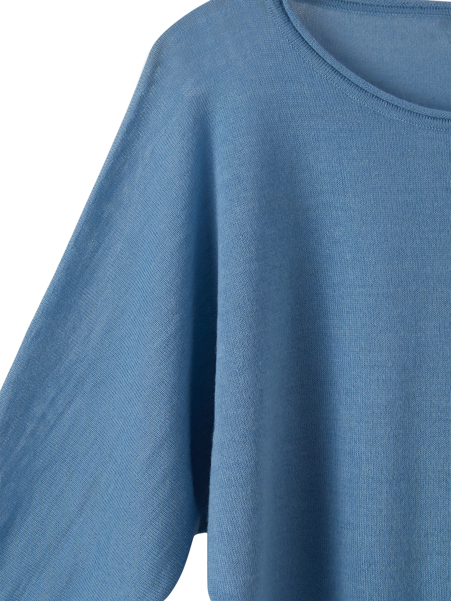 Pullover Fledermaus, 100 % Alpakawolle, 28 Kornblume, L 4 Pullover Fledermaus, 100 % Alpakawolle, 28 Kornblume, L – Bild 2